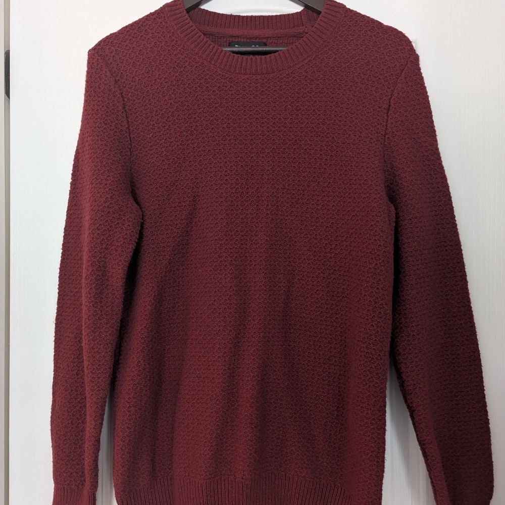 RW&CO. Men's Burgundy Crewneck Sweater